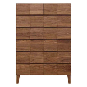 モデルノ 幅78 6段チェスト 家具 収納 ウォールナット
