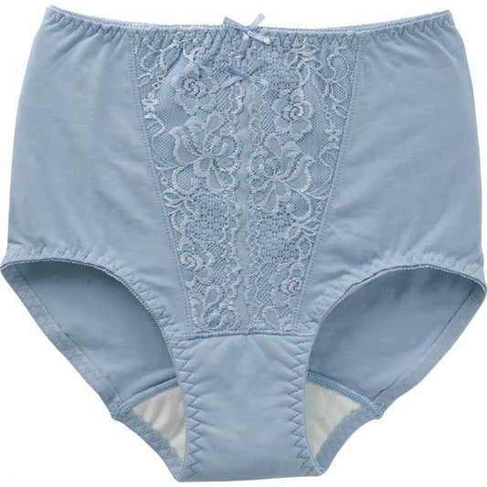 安心快適ショーツ 吸水帯一体型 ブルー Ｍ/L/LL