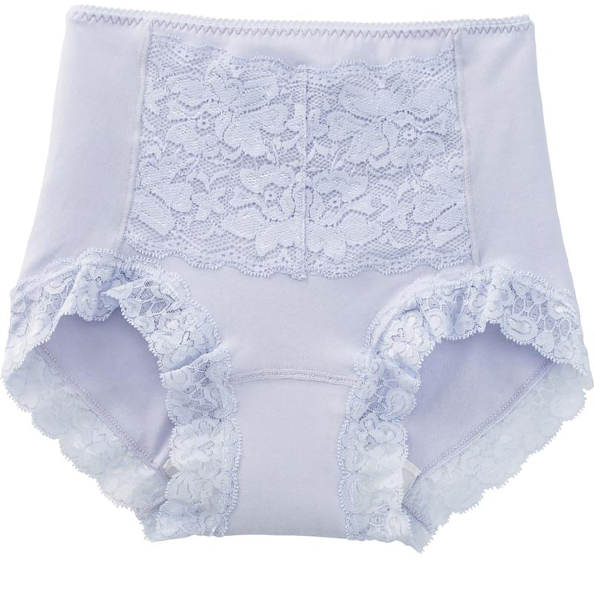 安心快適フロントレース1分丈ショーツ ラベンダー Ｍ/L/LL