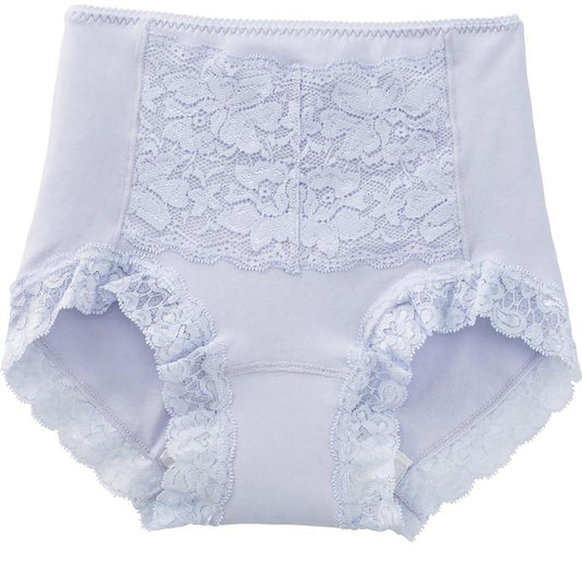 安心快適フロントレース1分丈ショーツ ラベンダー Ｍ/L/LL