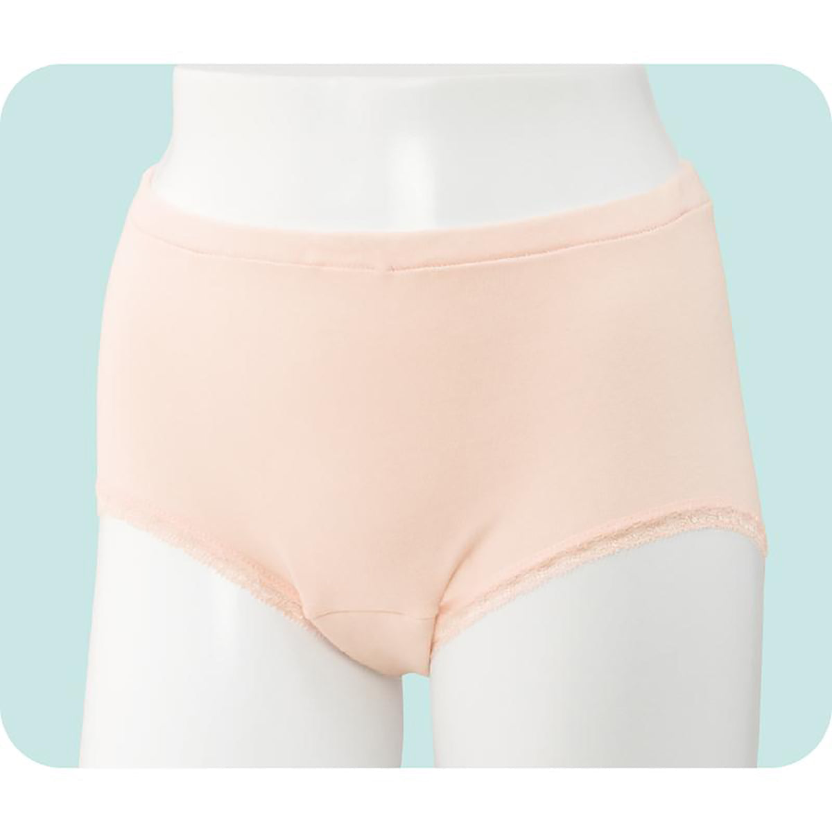 安心快適ショーツ 吸水帯一体型 ピーチ Ｍ/L/LL