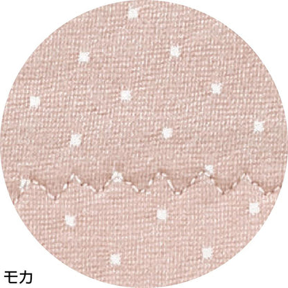 安心快適水玉柄ショーツ 吸水帯一体型 モカ Ｍ/L/LL