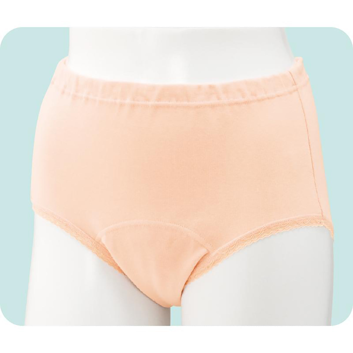 安心快適ショーツ 吸水帯一体型 ベージュ S/M/L/LL