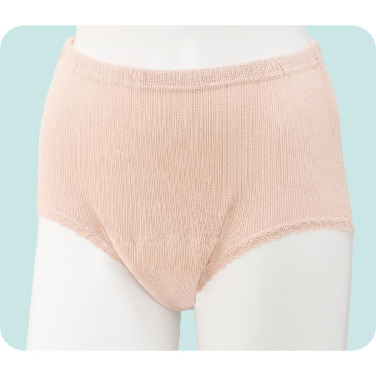 安心快適ショーツ 吸水帯一体型 モカ S/M/L/LL/3L