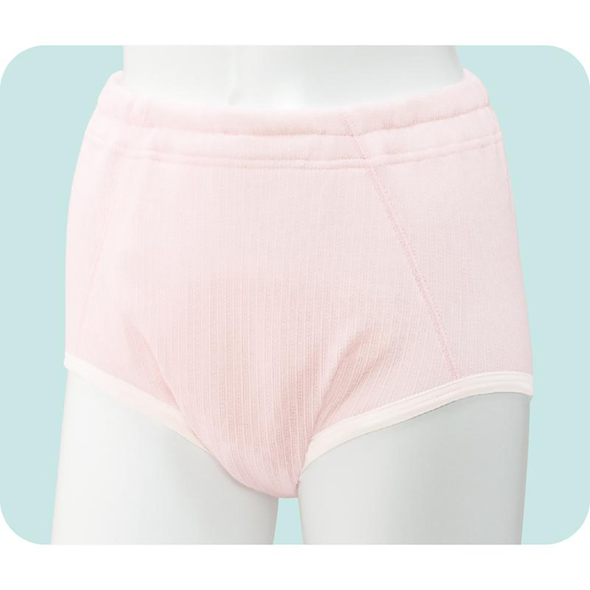 安心快適ショーツ 吸水帯一体型 ピンク S/M/L/LL/3L