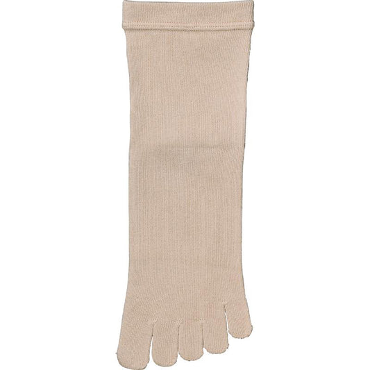 しめつけ解消5本指ソックス ベージュ 22～24cm