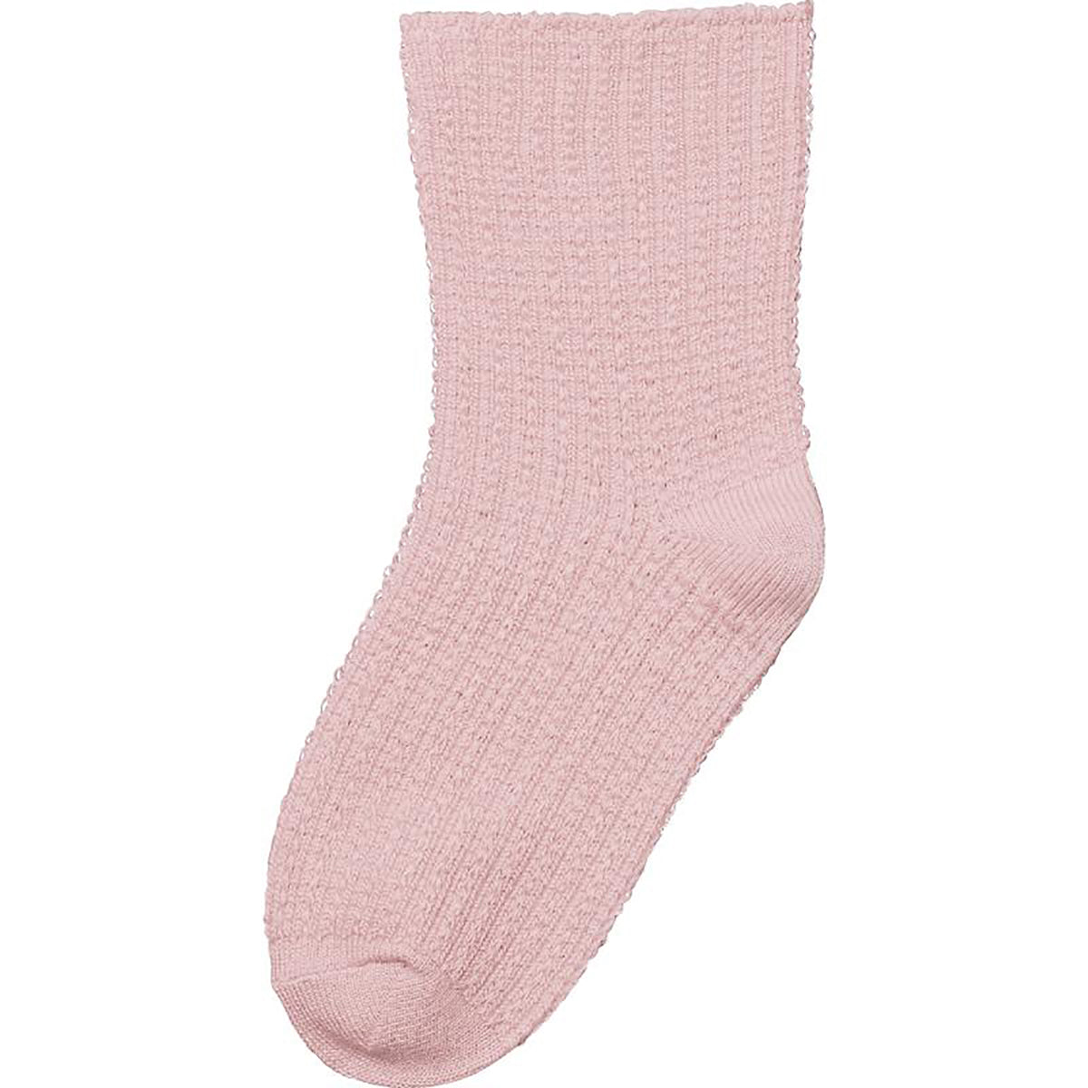 ゴムなし幅広ソックス ピンク 22～24cm