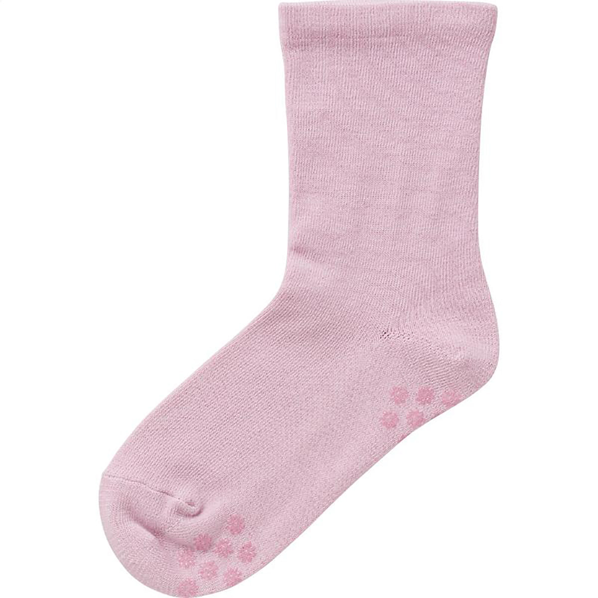 足首ゆったり名前の書けるスベリ止め付ソックス ピンク 22～24cm