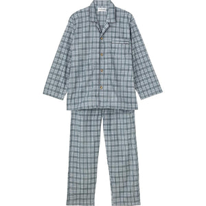 ワンタッチテープ＋腰開きパジャマ グレー S/M/L/LL