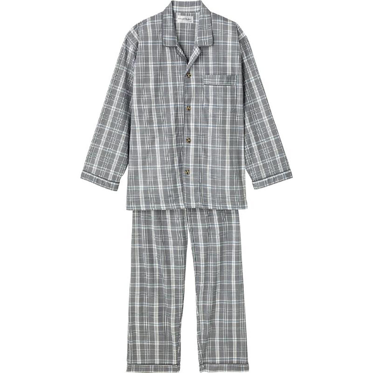 ワンタッチパジャマ グレー S/M/L/LL