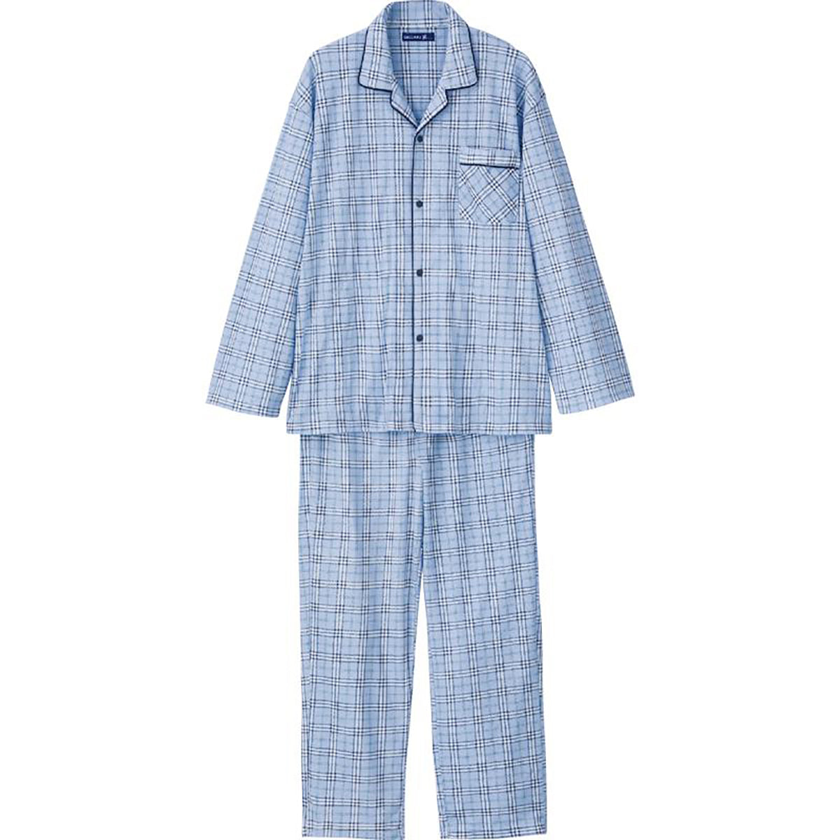 ホックパジャマ ブルー S/M/L/LL