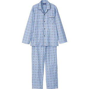 ホックパジャマ ブルー S/M/L/LL