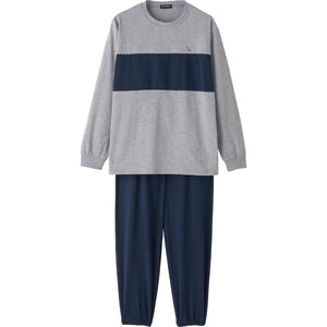 のびのびストレッチルームウェア グレー M/L/LL