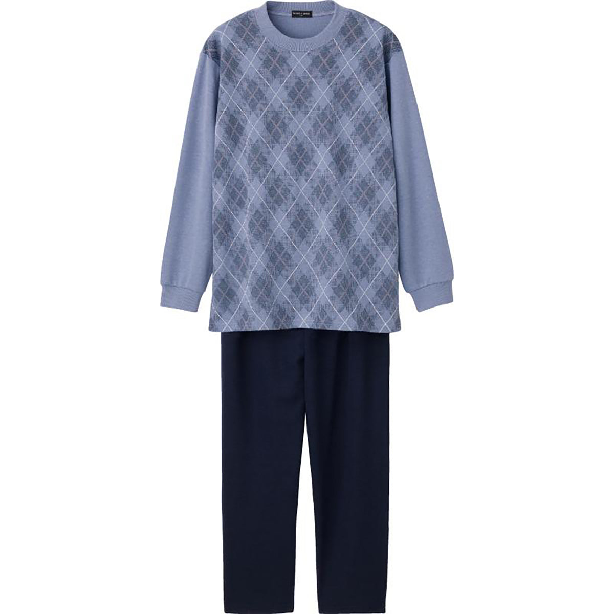 ダンボールニットルームウェア ブルー S/M/L/LL