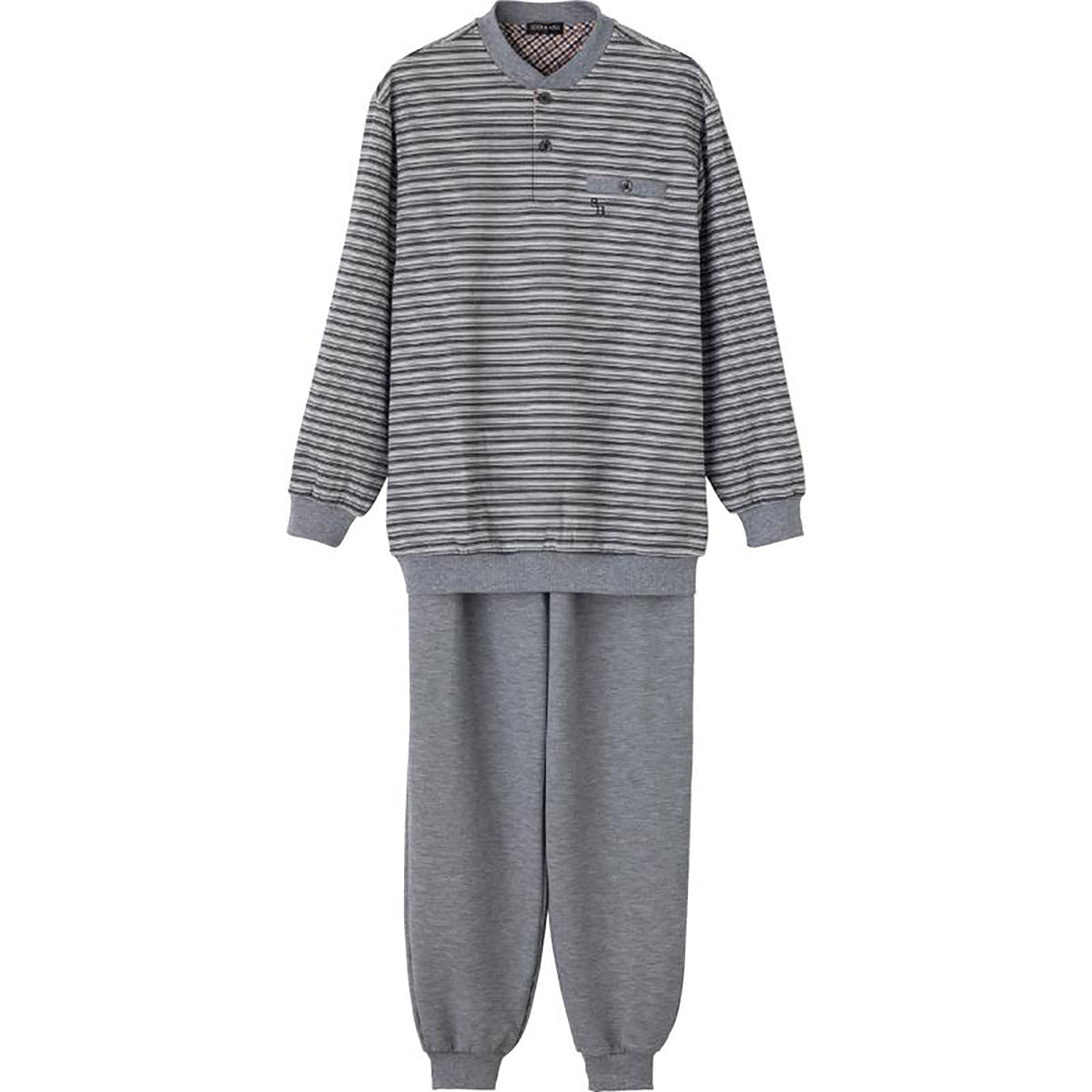 半開パジャマ グレー M/L