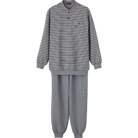 半開パジャマ グレー M/L