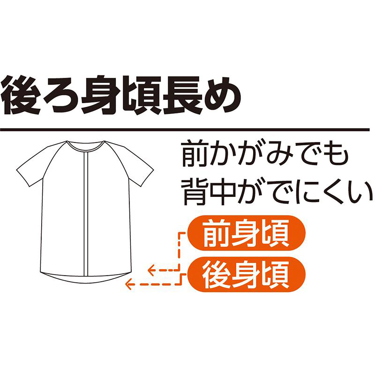 半袖吸水速乾ワンタッチシャツ ホワイト M/L/LL