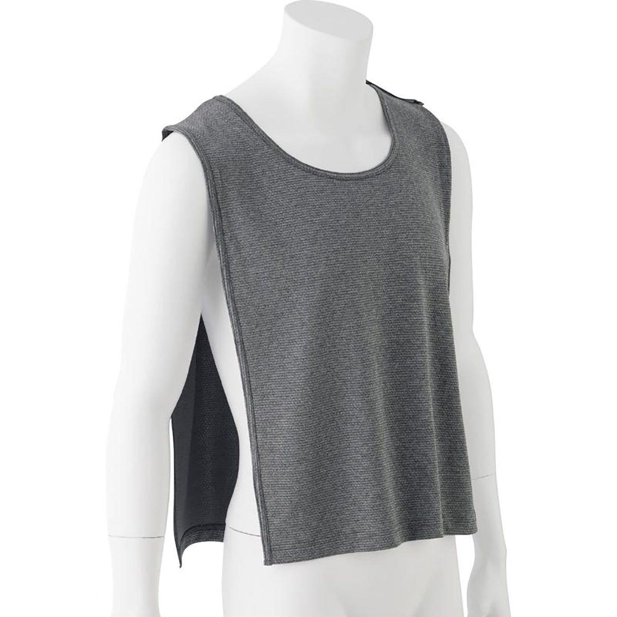 丸首脇縫製無シャツ グレー Ｍ～Ｌ/Ｌ～ＬＬ