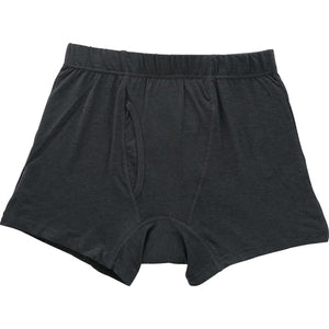 吸水パッド対応安心快適ボクサーブリーフ 杢チャコール M/L/LL