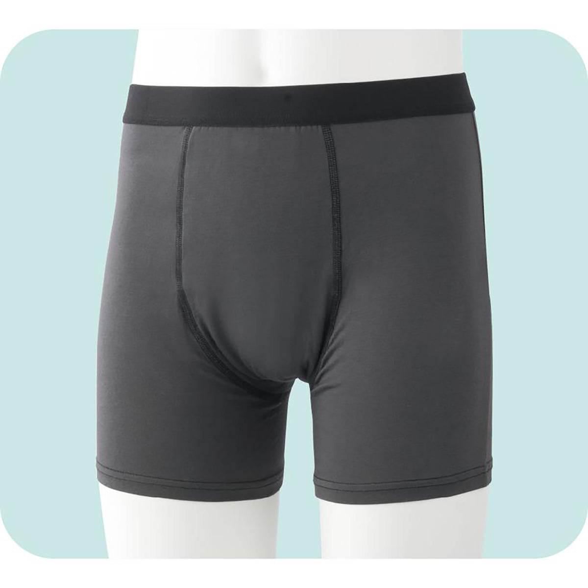 安心快適ボクサーブリーフ チャコール M/L/LL