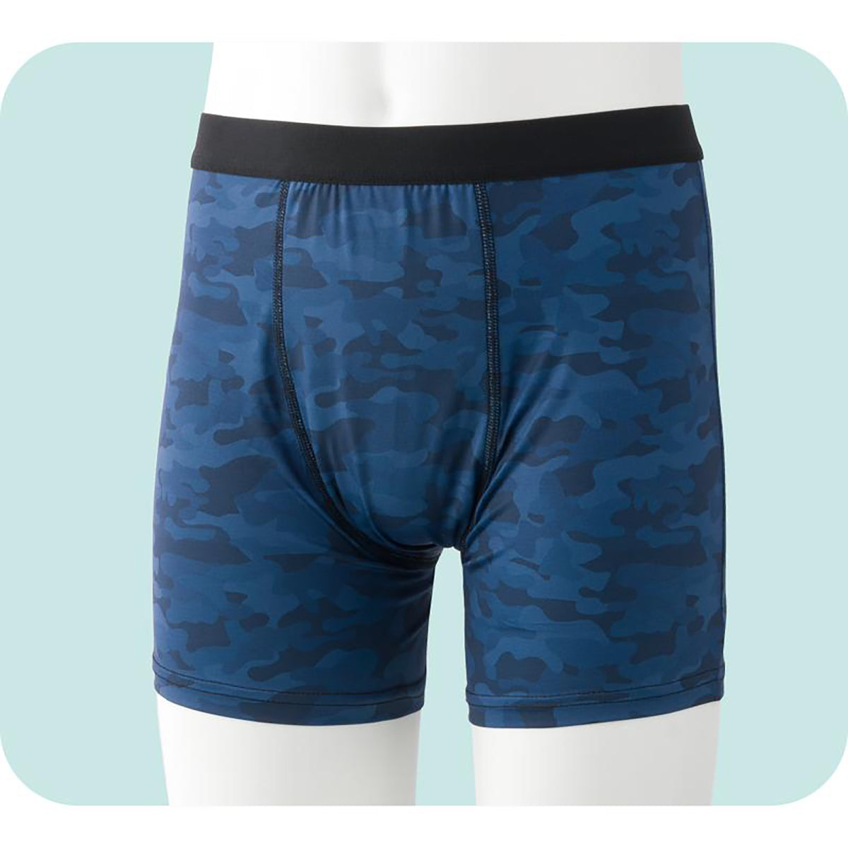安心快適ボクサーブリーフ ブルー M/L/LL