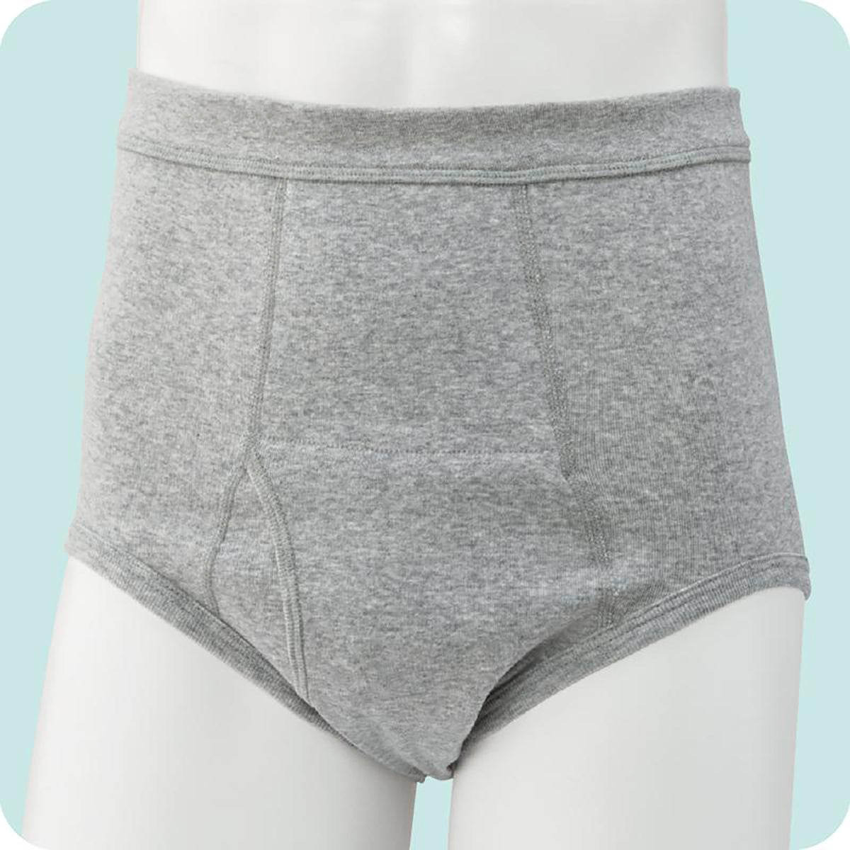 安心快適ブリーフ グレー M/L/LL
