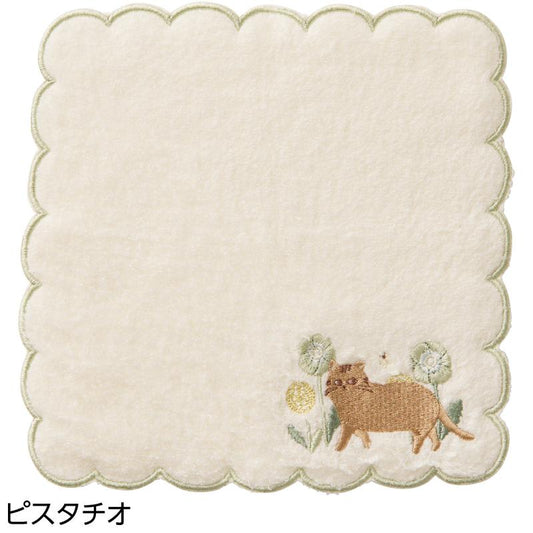 ハンカチ ピスタチオ 20×20cm