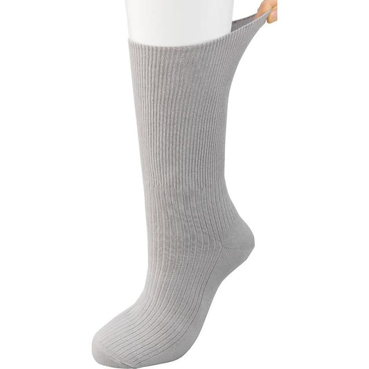 ちょっと大きめしめつけ解消ソックス グレー 27～29cm