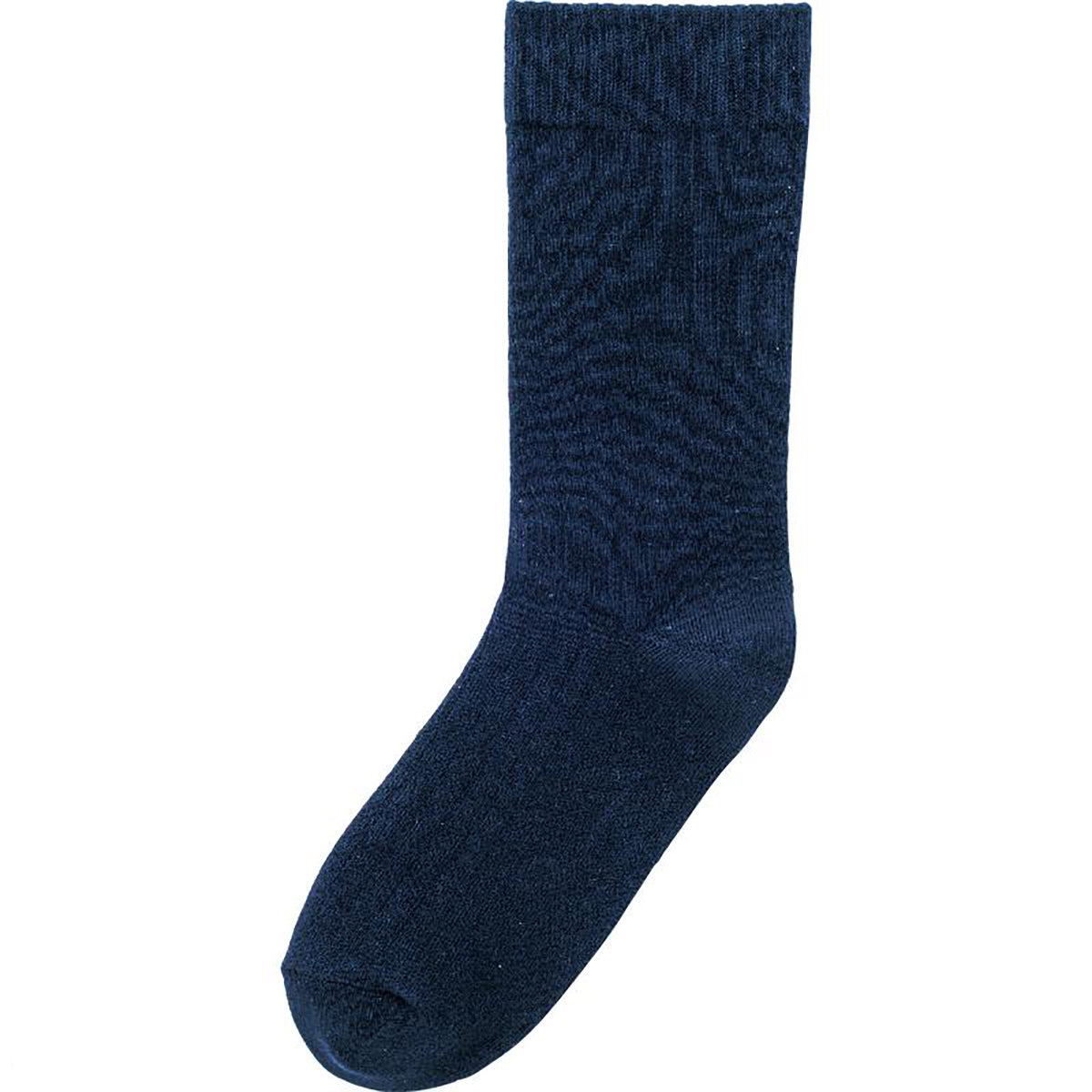 足首ゆったり名前の書けるソックス ネイビー 24～26cm