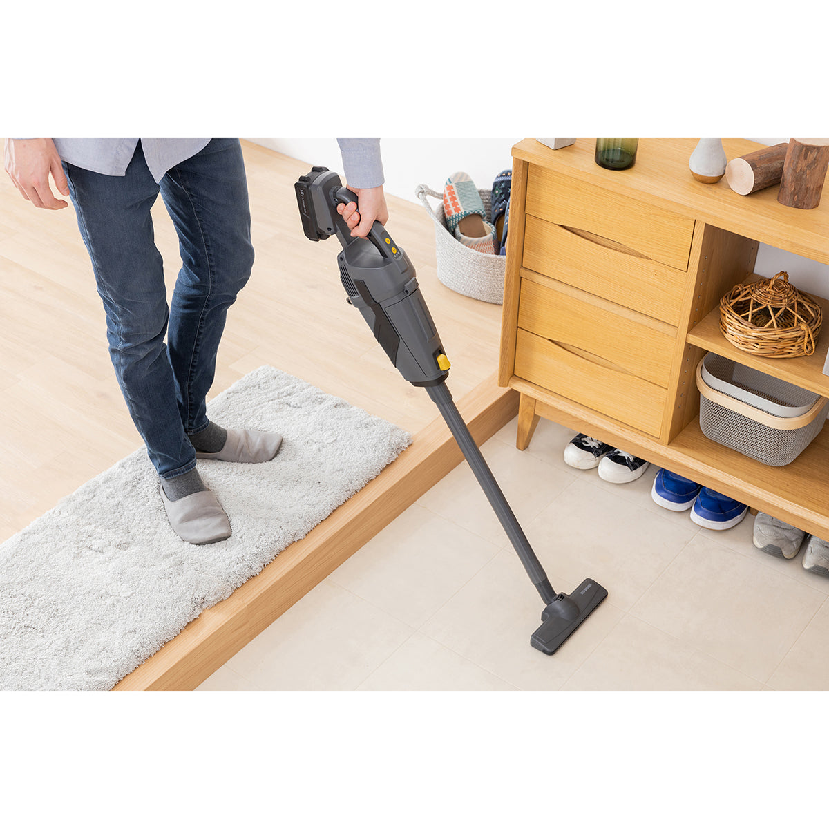 充電式スティッククリーナー　グレー　BCL18-H