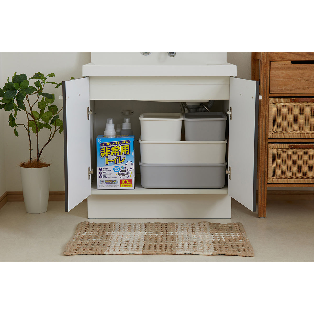 非常用トイレセット　１０g　１００回分　BTS10-100