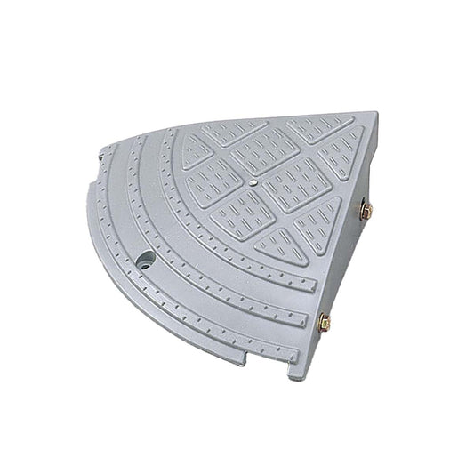 段差プレート グレー　コーナー用　段差10cm　NDP-270CE