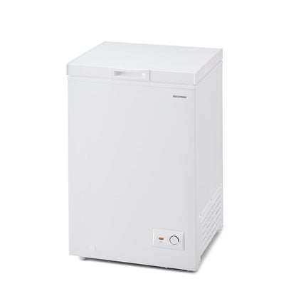 【アイリスオーヤマ】上開き式冷凍庫 100L ホワイト　ICSD-10C-W
