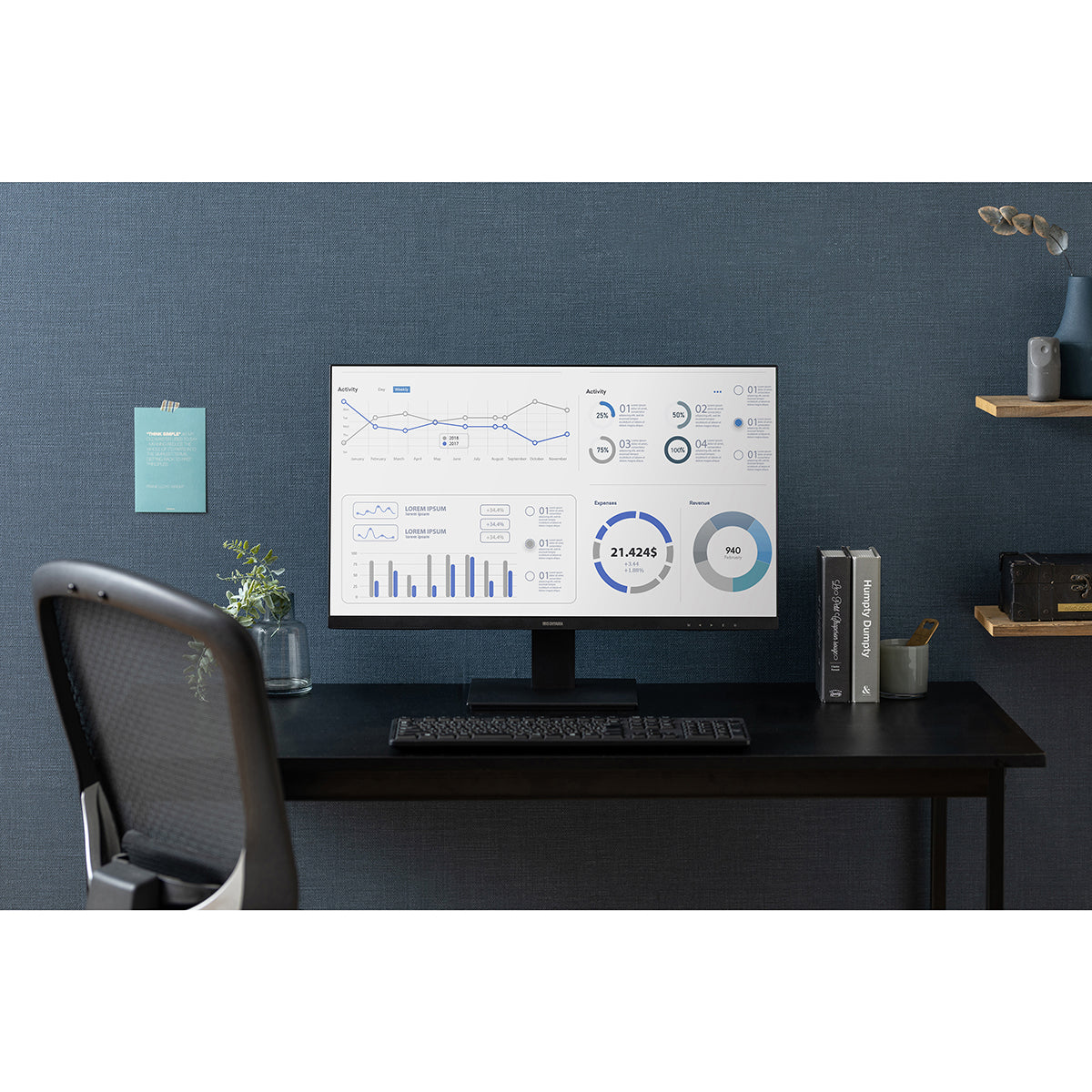 液晶ディスプレイ 27型ワイド　ILD-D27FHT-B