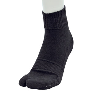 エコワンレッグ 外反母趾対策靴下 23～24cm ブラック