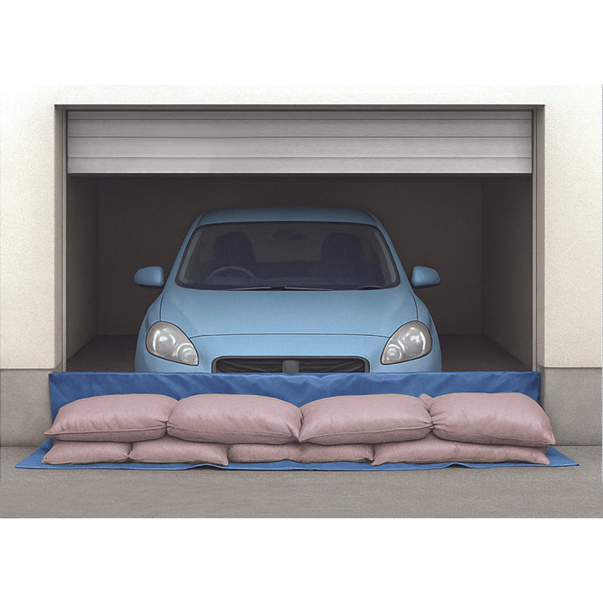 土を使わない吸水土のう スーパーブロック 400×600mm 20枚入り