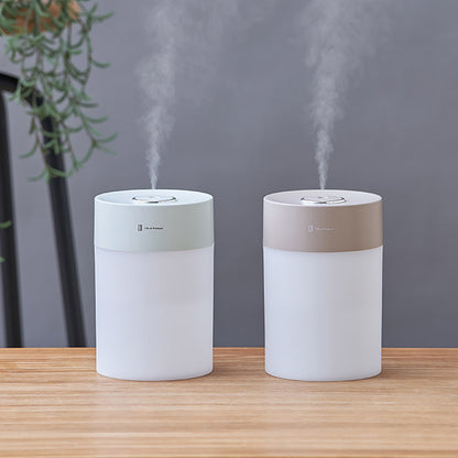 USB給電式加湿器　LEDライト付　ミントグリーン