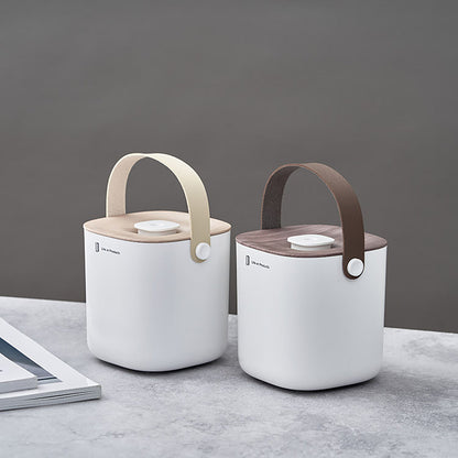 充電式ボックス型加湿器　-Premium WOOD- ホワイトウッド
