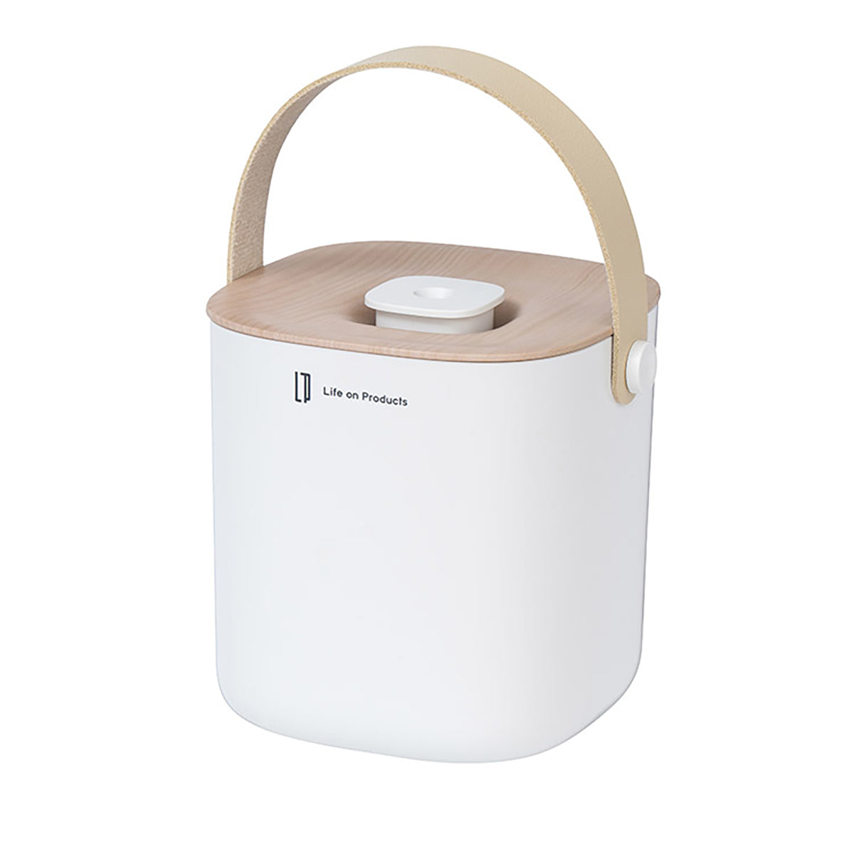 充電式ボックス型加湿器　-Premium WOOD- ホワイトウッド