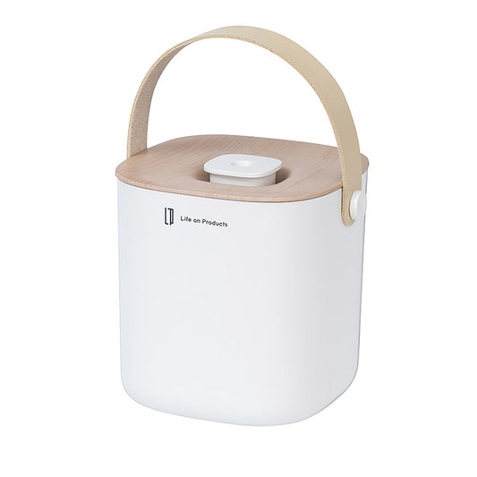 充電式ボックス型加湿器　-Premium WOOD- ホワイトウッド