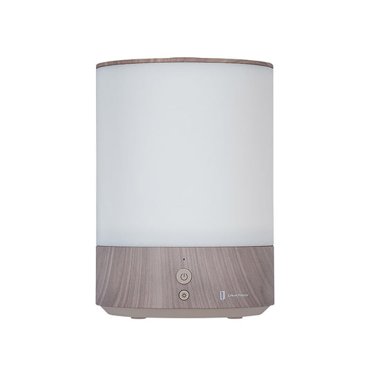 上部給水式　超音波加湿器　ライト付-Premium WOOD-　グレージュウッド