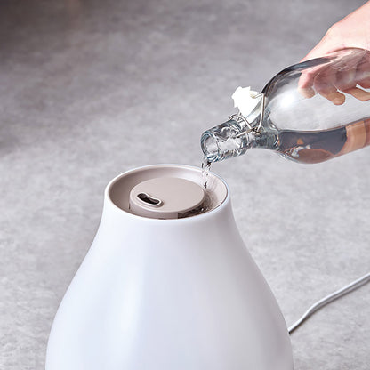 抗菌上部給水ハイブリッド式加湿器　LuLuPure hybrid　モカ