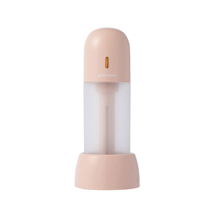 充電式3WAY ポータブル加湿器 スタンド付 ペールレッド