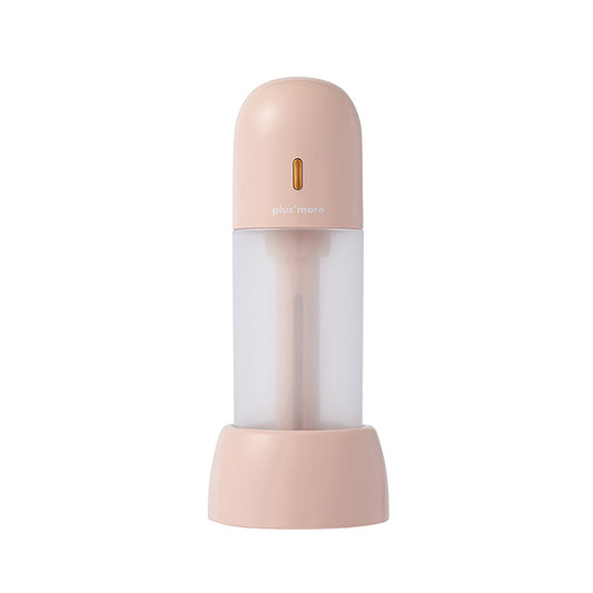 充電式3WAY ポータブル加湿器 スタンド付 ペールレッド