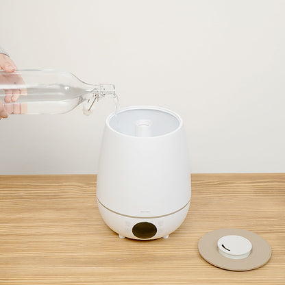 上部給水 超音波式 加湿器 湿度コントロール付 ホワイト