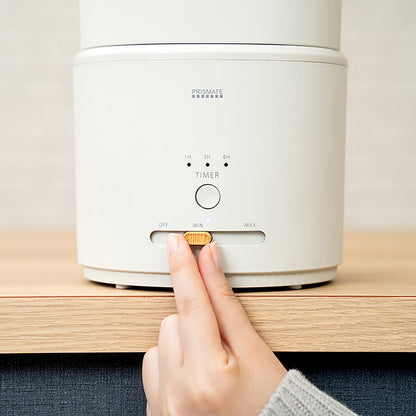 キレイなミストで加湿するダブル抗菌 上部給水 超音波式加湿器 ブラック
