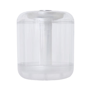 充電式クリア 加湿器 LEDライト付 ホワイト