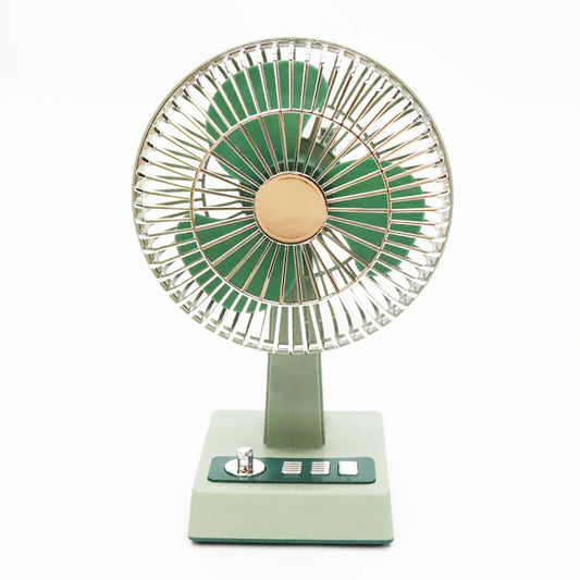 レトロ調卓上扇風機