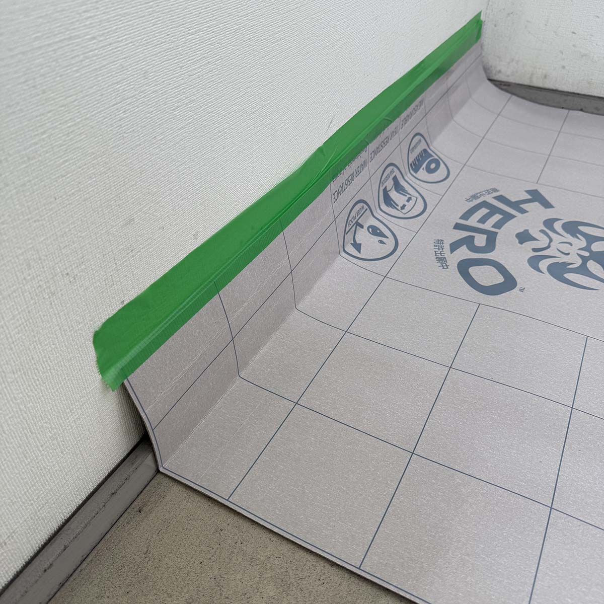 ロール型養生シート　歌舞伎ロール　3mm×900mm×9m