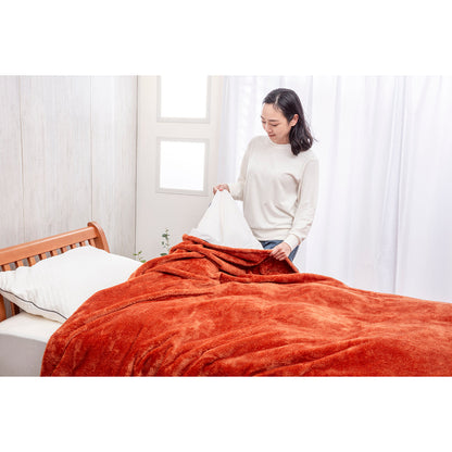 FLAME YARN 岩盤浴のような5層掛布団カバー 150×210cm ブラウン